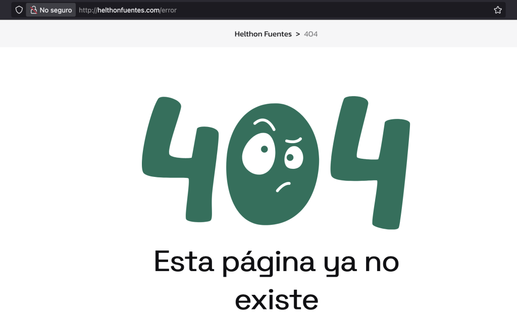 una página que solo dice “Gracias” sin más contexto? Esa una mala experiencia